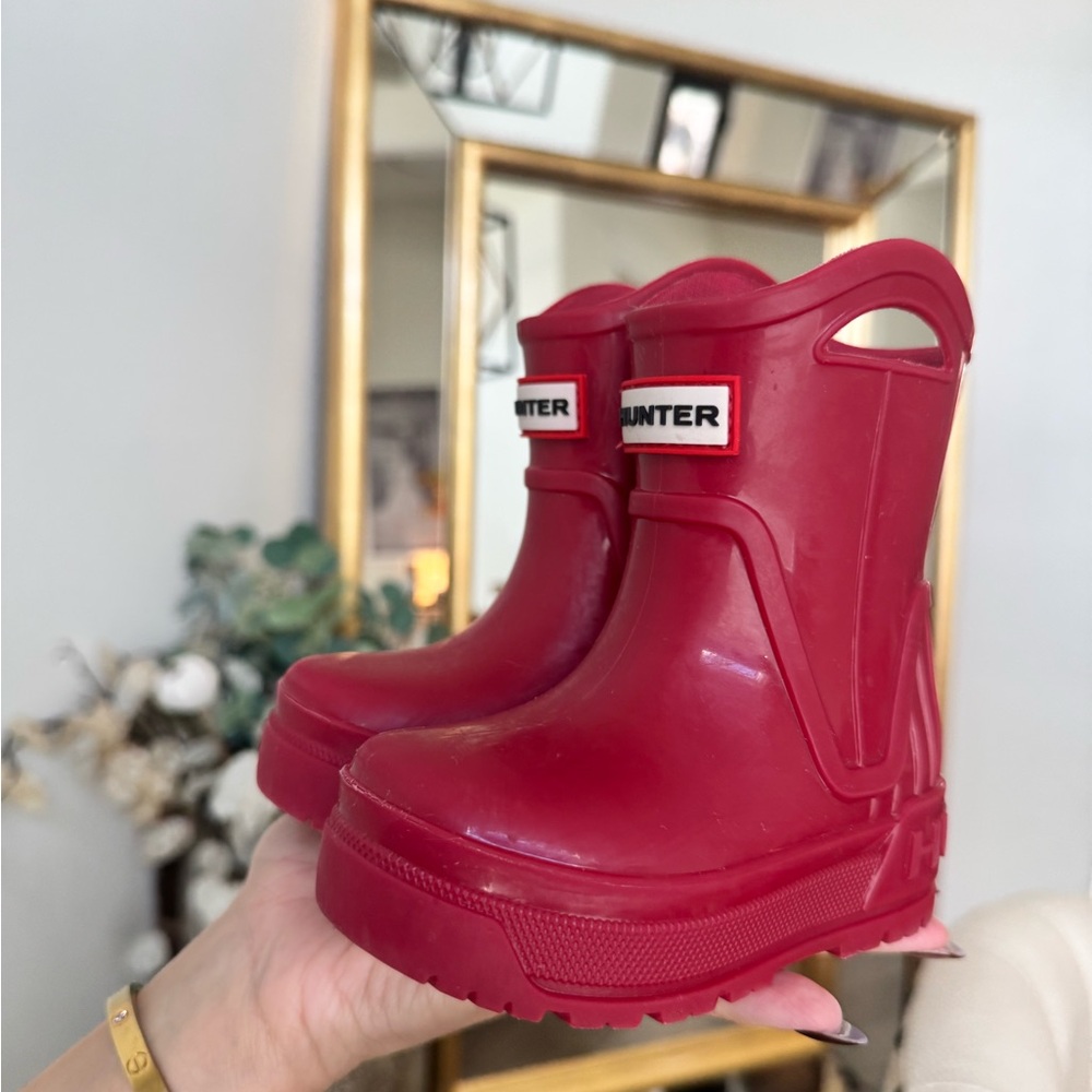 Munster Kids Red Rain Boots